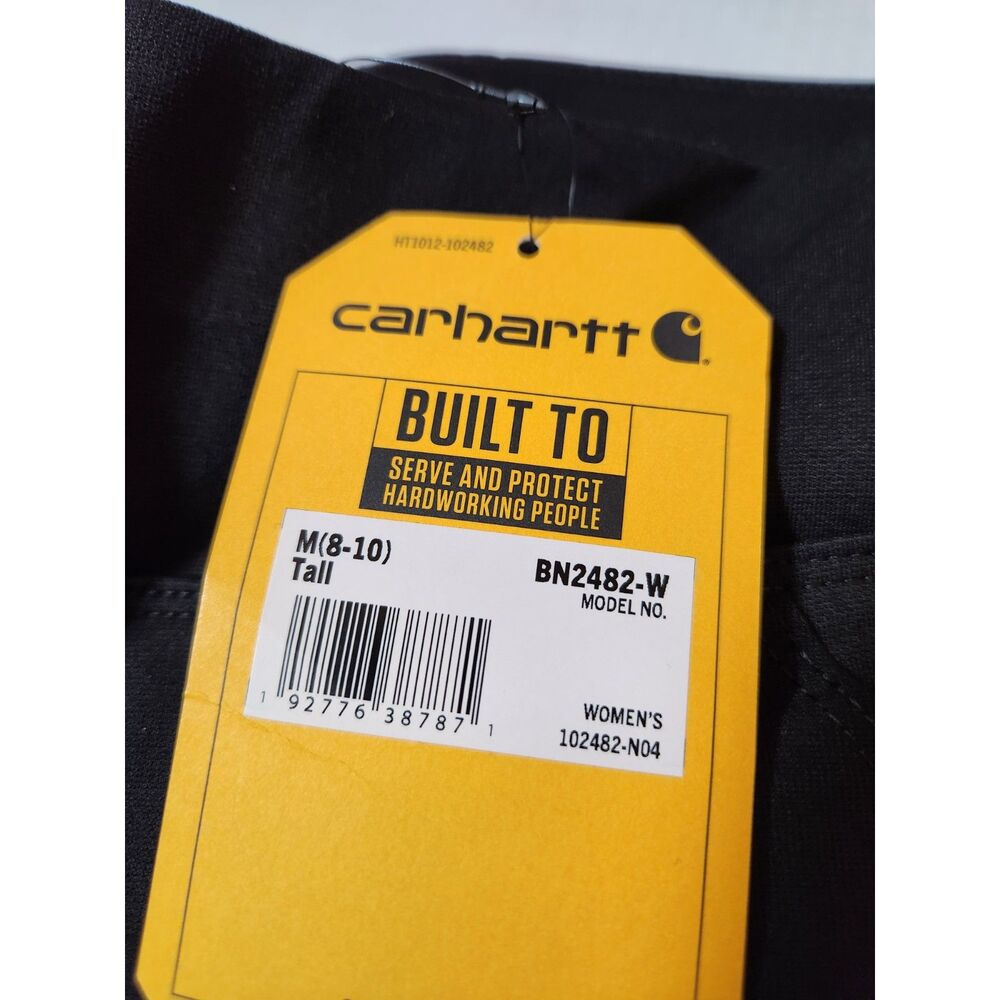 Carhartt Women’s Force Fitted Midweight Utility Legging Medium Tall Black - Picture 7 of 11